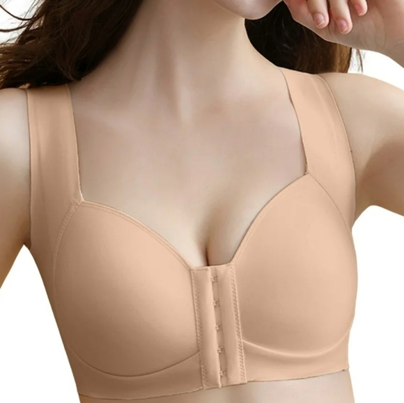 NWT FallSweet No Wire Front Close Extra Back Support Smoothing Bra, Sz 2XL - Picture 5 of 14